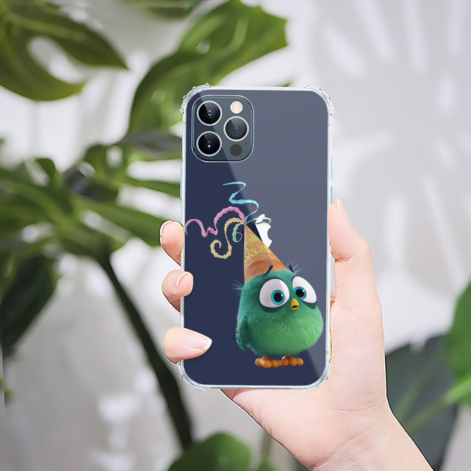 （画像用） Angry Birds アングリーバード 【iPhone 12シリーズ対応】透明スマホケース（クリアソフトケース）